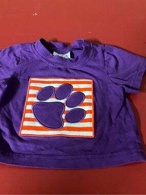 Southern  sass smocks size 3 month girls Clemson T-shirt